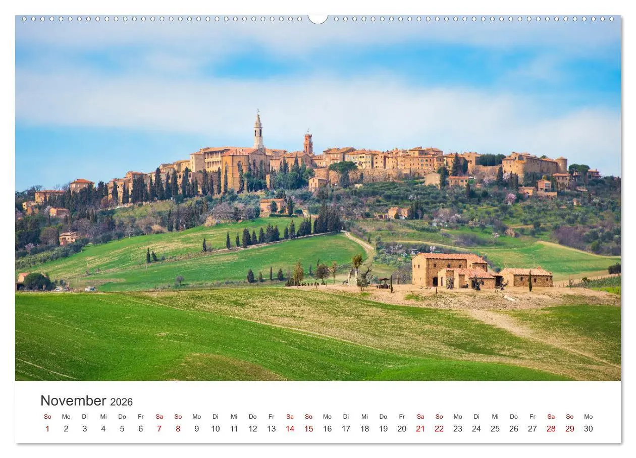 Bild: 9783457384831 | Traumziel Toskana (hochwertiger Premium Wandkalender 2026 DIN A2...