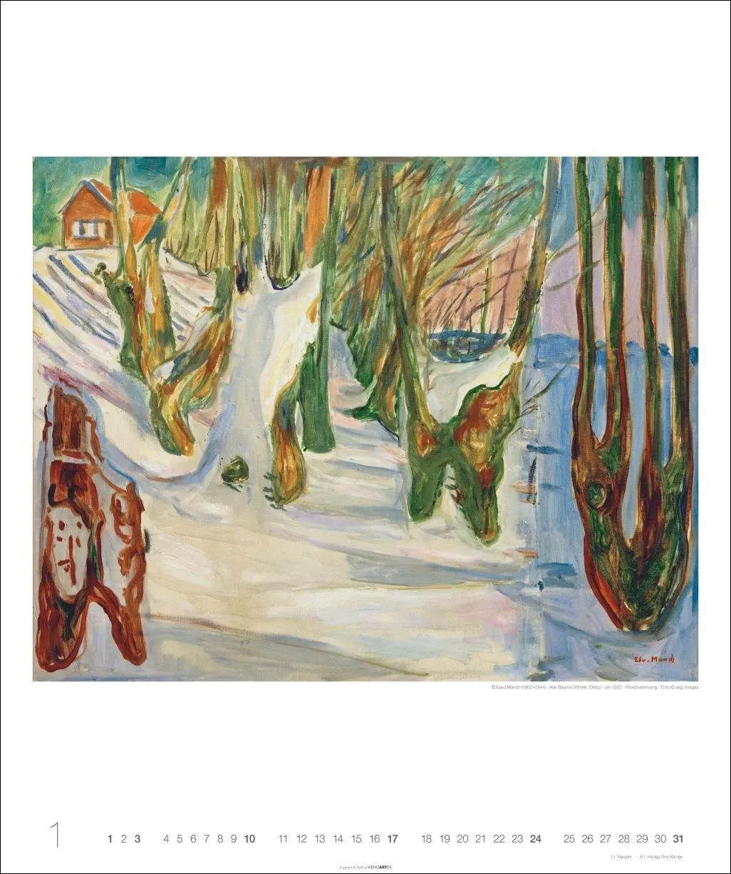 Bild: 9783839904831 | Edvard Munch Edition Kalender 2027 | Edvard Munch | Kalender | 14 S.