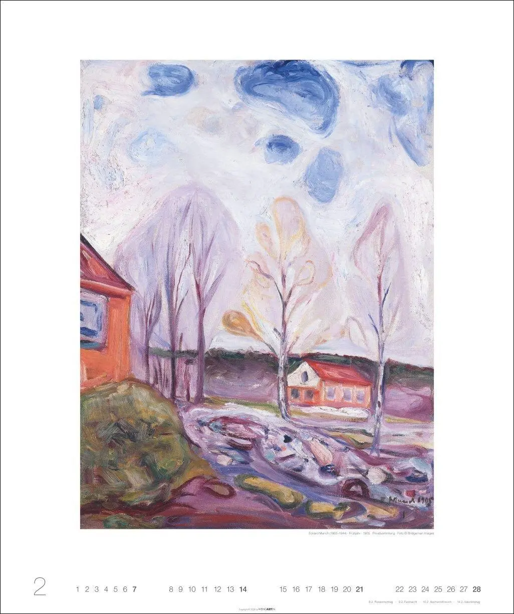 Bild: 9783839904831 | Edvard Munch Edition Kalender 2027 | Edvard Munch | Kalender | 14 S.