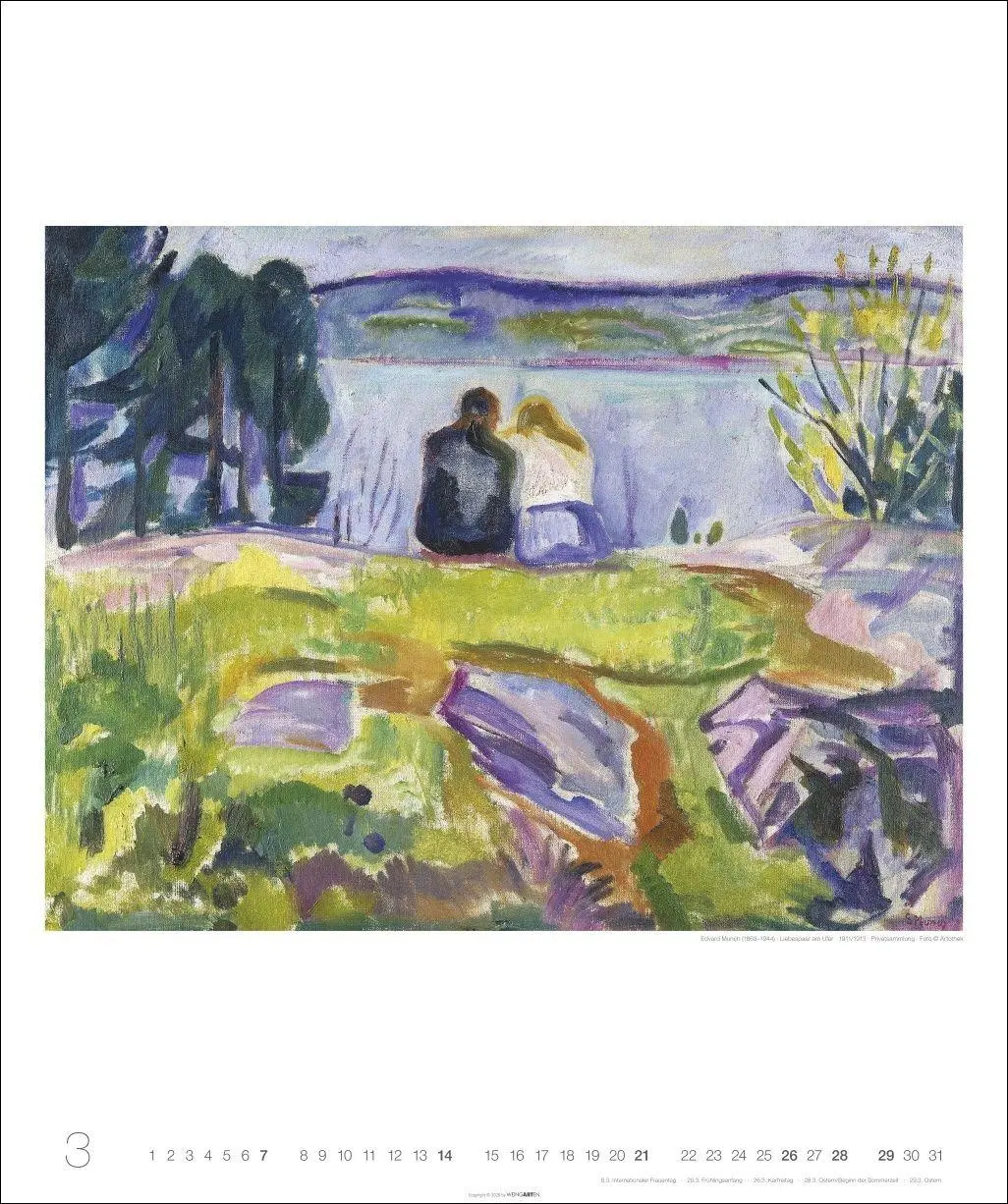 Bild: 9783839904831 | Edvard Munch Edition Kalender 2027 | Edvard Munch | Kalender | 14 S.