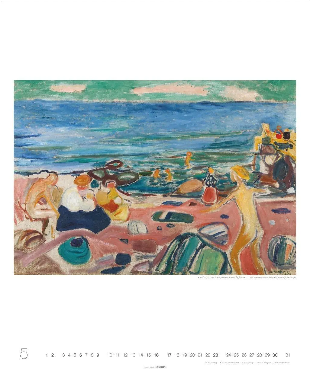 Bild: 9783839904831 | Edvard Munch Edition Kalender 2027 | Edvard Munch | Kalender | 14 S.
