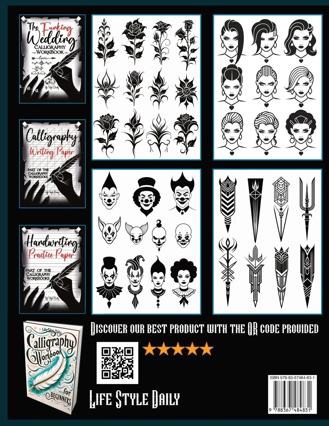 Rückseite: 9788367484831 | Tattoo Design Book | Life Daily Style | Taschenbuch | Englisch | 2024