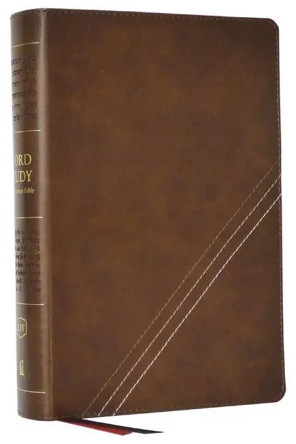 Cover: 9780785294931 | KJV, Word Study Reference Bible, Leathersoft, Brown, Red Letter,...