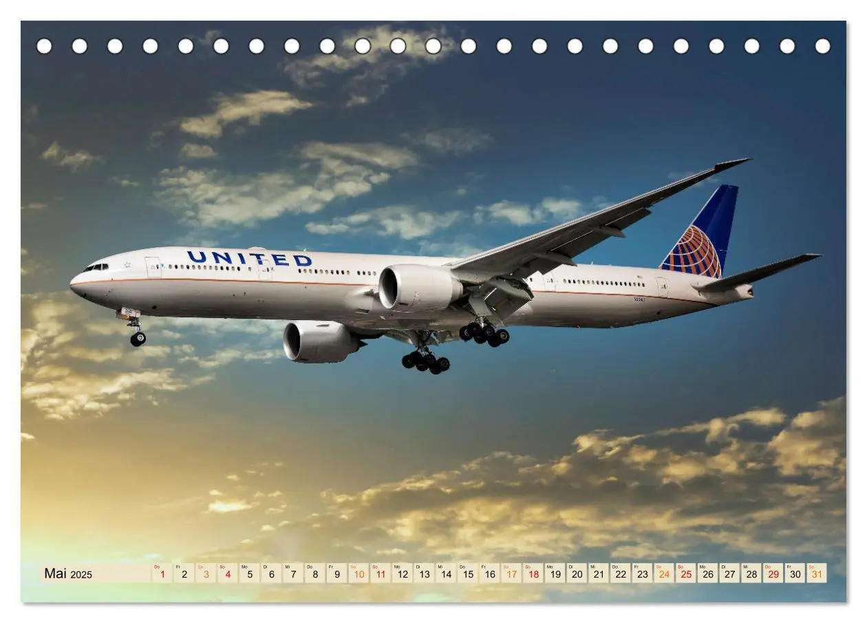 Bild: 9783383954931 | Flugzeuge - ab in den Urlaub (Tischkalender 2025 DIN A5 quer),...