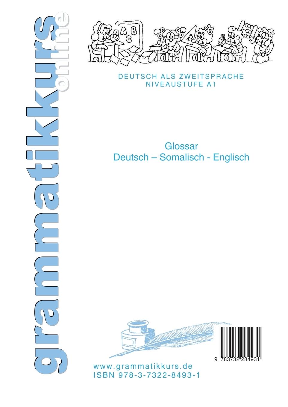 Rückseite: 9783732284931 | Wörterbuch A1 Deutsch - Somalisch - Englisch | Aziz-Schachner (u. a.)
