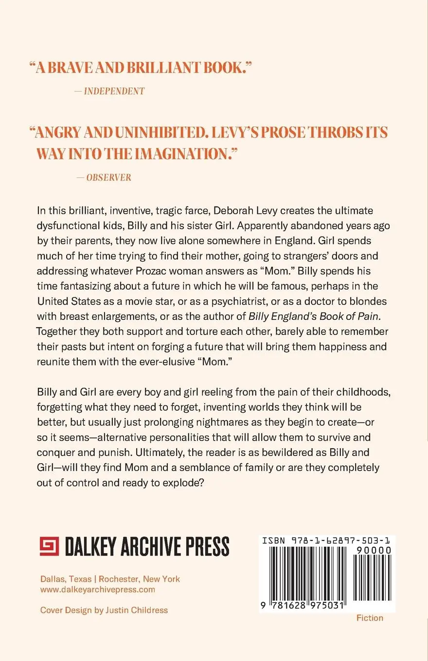 Rückseite: 9781628975031 | Billy &amp; Girl | Deborah Levy | Taschenbuch | Kartoniert / Broschiert