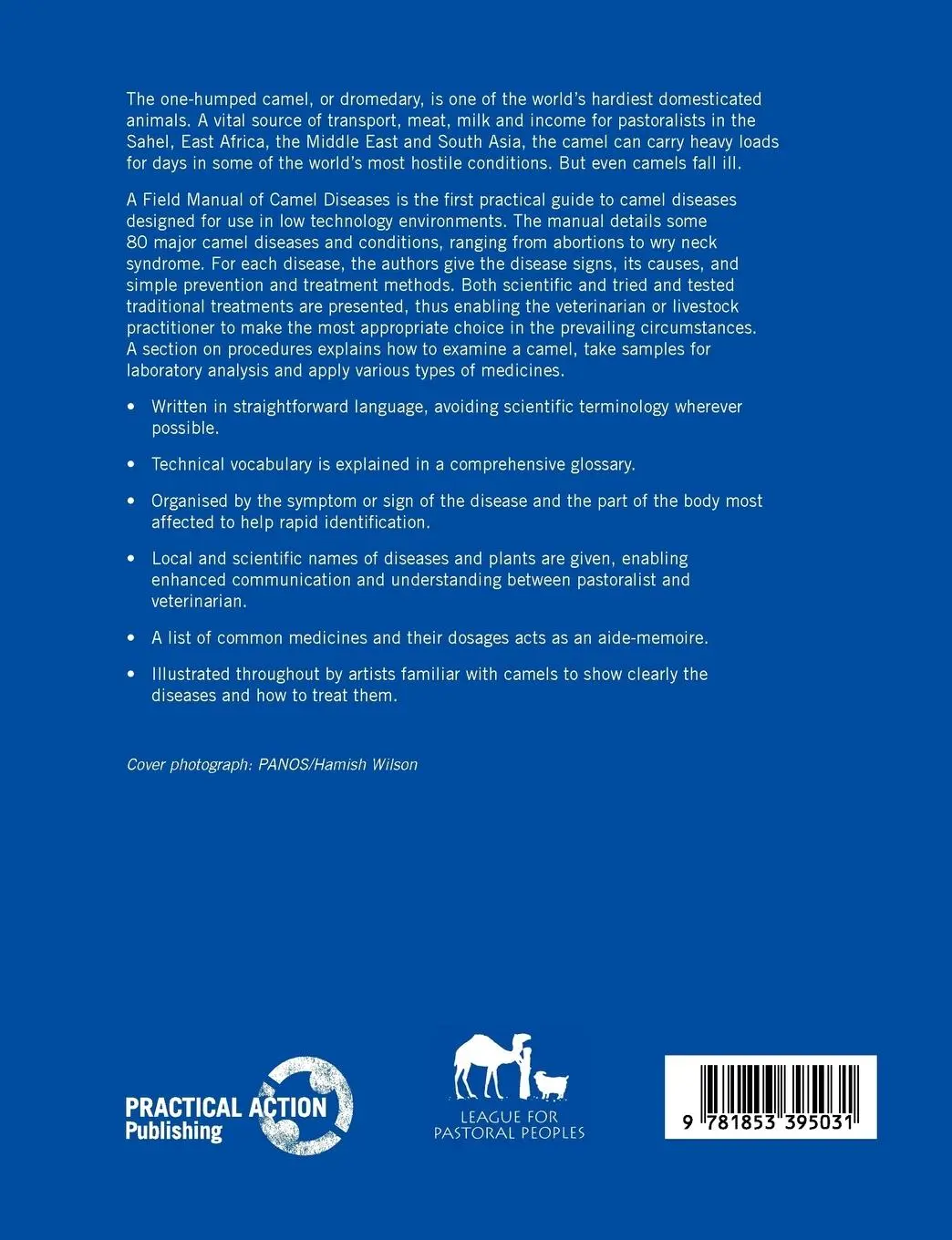 Rückseite: 9781853395031 | A Field Manual of Camel Diseases | Ilse Köhler-Rollefson (u. a.)