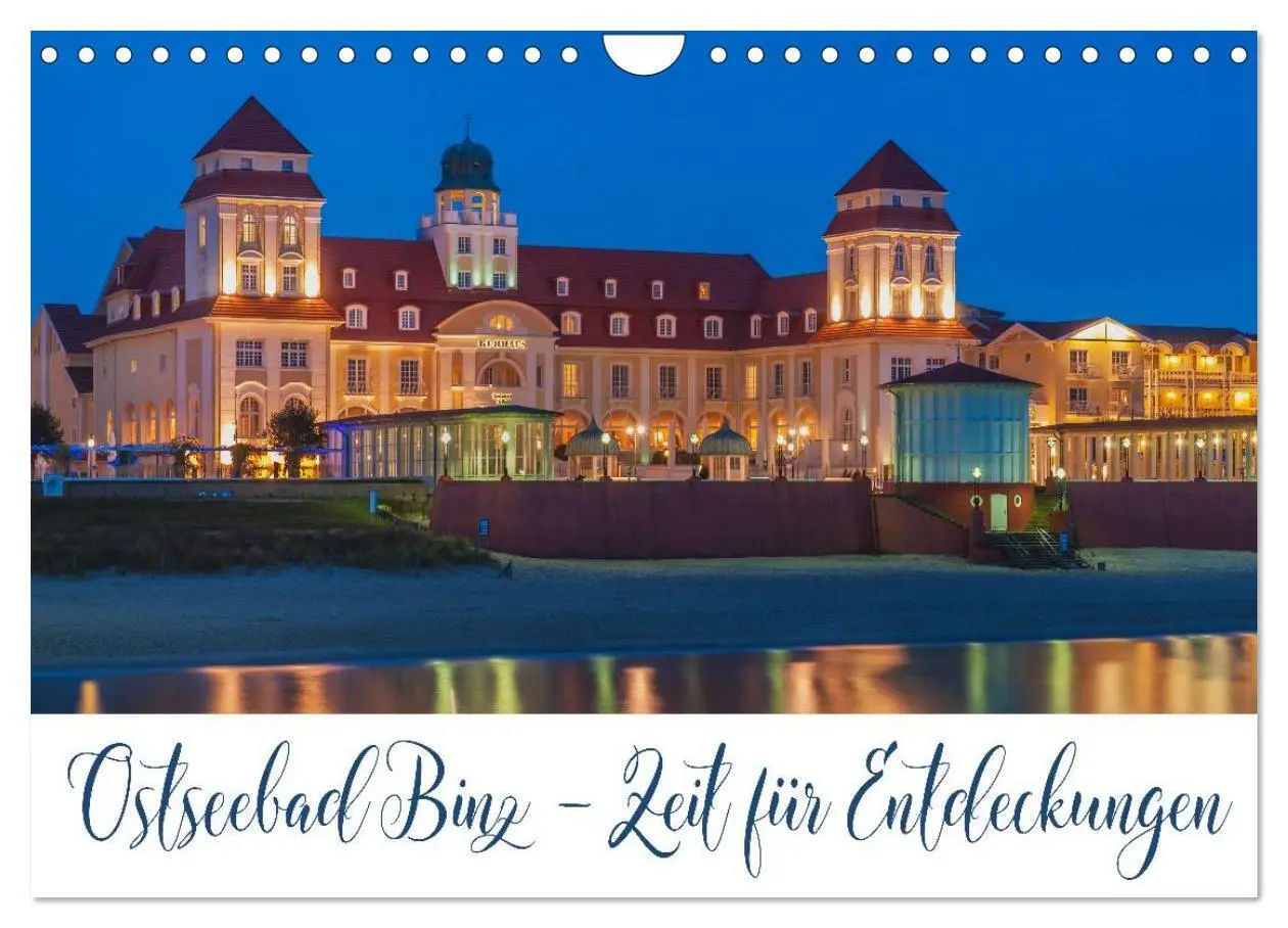 Cover: 9783435485031 | Ostseebad Binz - Zeit für Erholung (Wandkalender 2025 DIN A4 quer),...