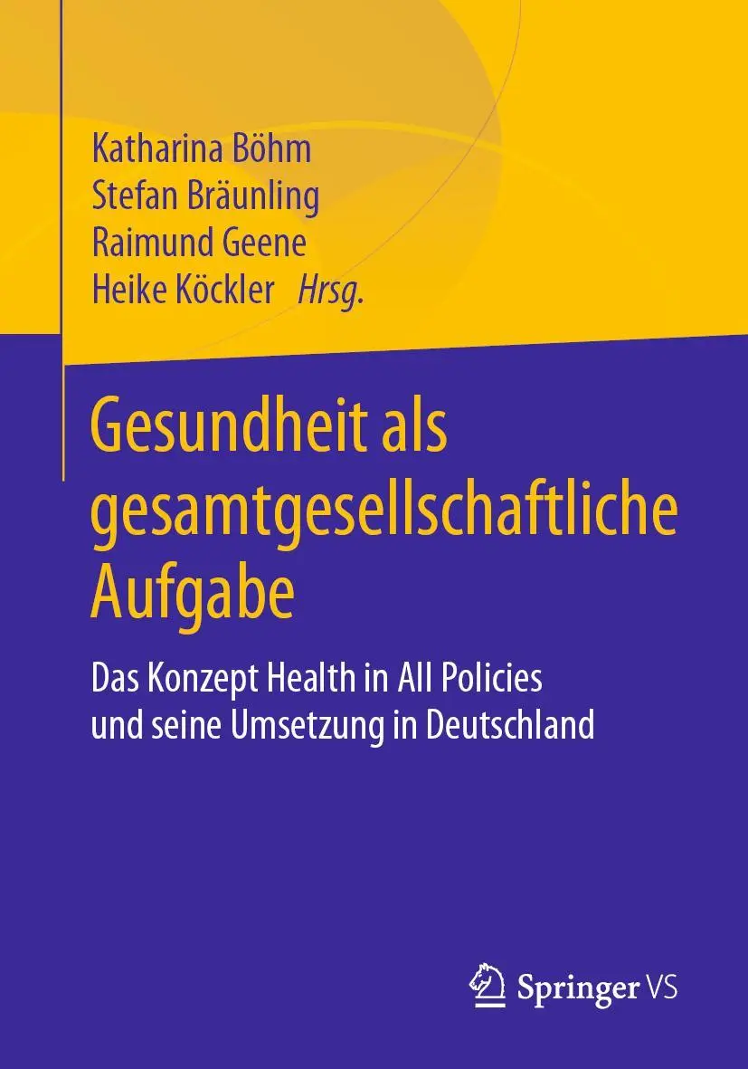 Cover: 9783658305031 | Gesundheit als gesamtgesellschaftliche Aufgabe | Böhm (u. a.) | Buch