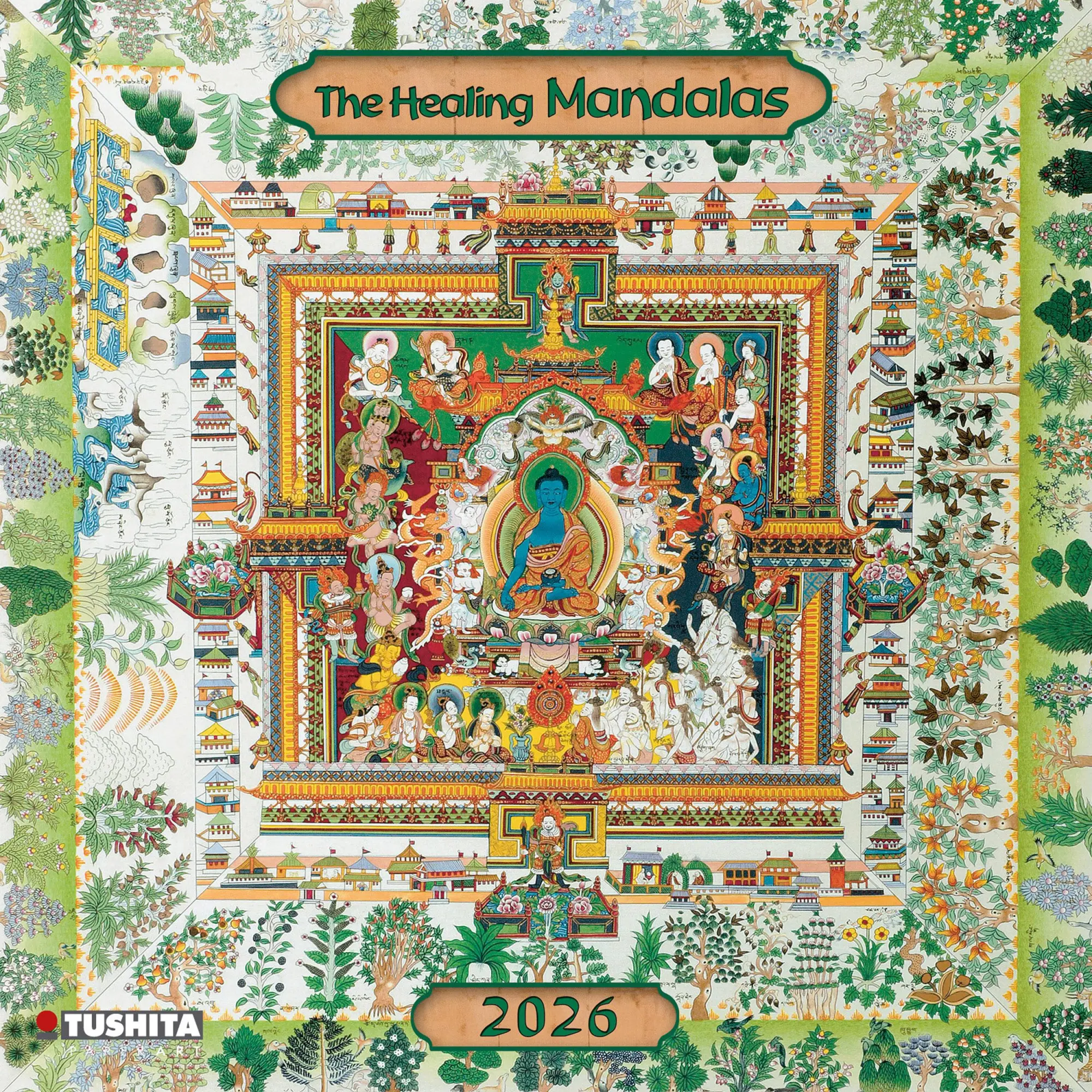 Cover: 9783959295031 | The Healing Mandalas 2026 | Kalender 2026 | Kalender | 28 S. | 2026