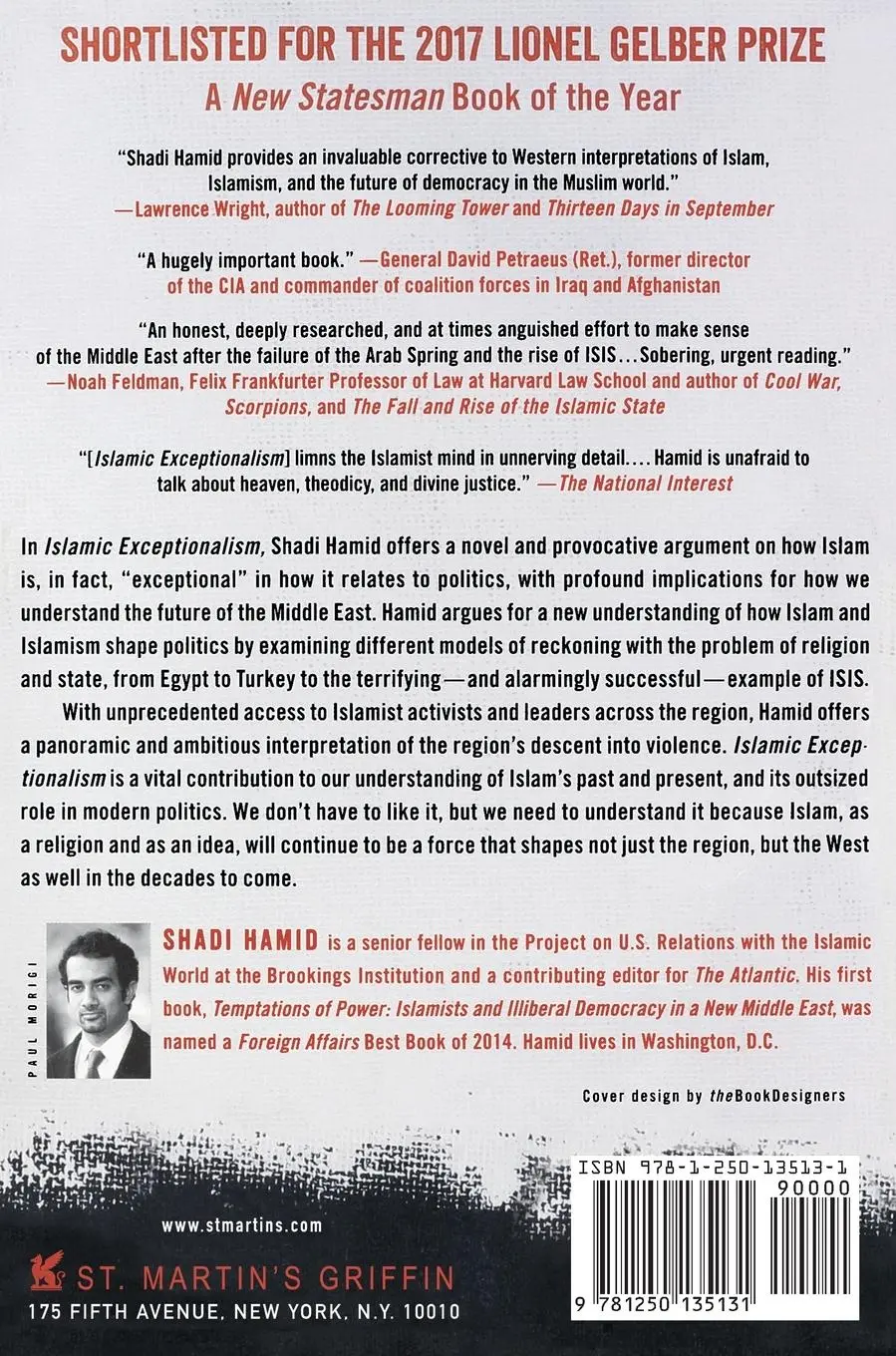 Rückseite: 9781250135131 | Islamic Exceptionalism | Shadi Hamid | Taschenbuch | Englisch | 2017