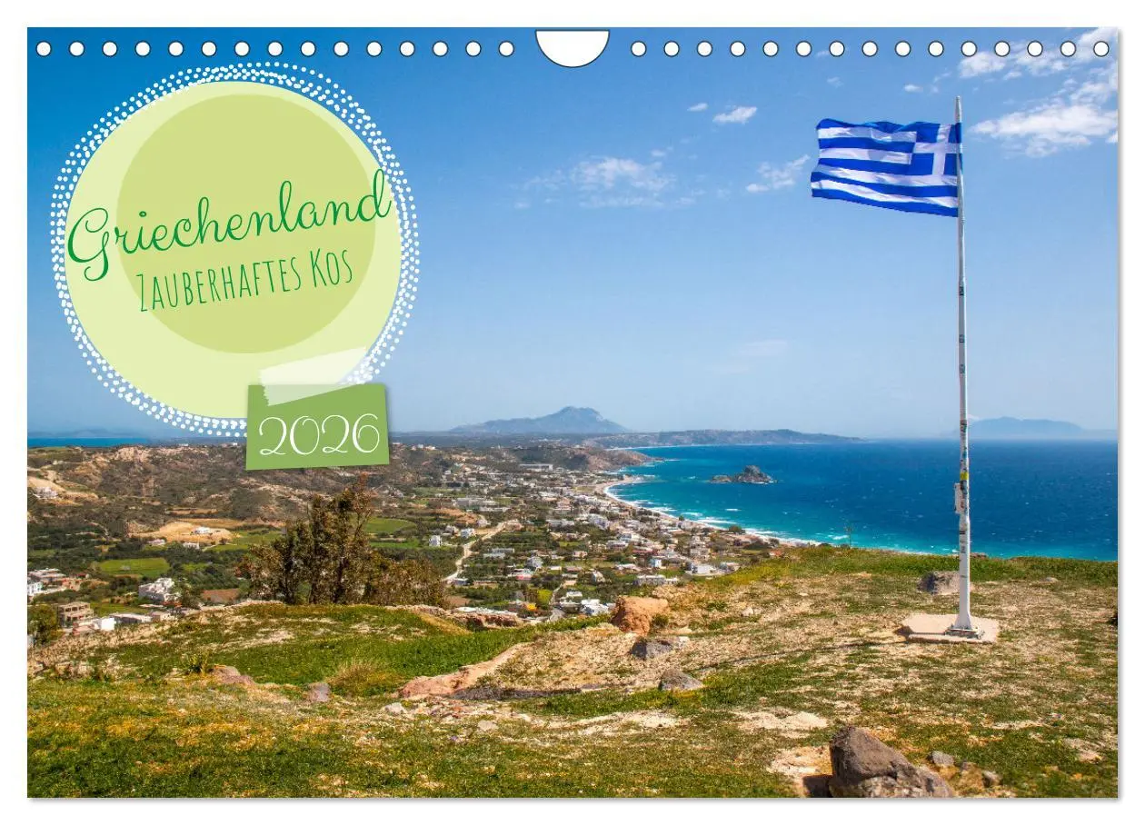 Cover: 9783457325131 | Griechenland - Zauberhaftes Kos (Wandkalender 2026 DIN A4 quer),...
