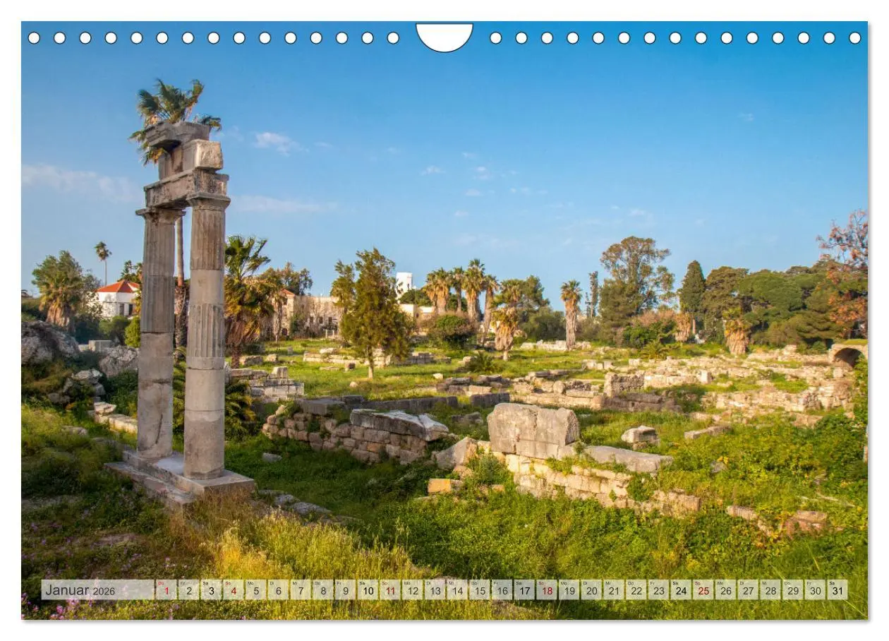 Bild: 9783457325131 | Griechenland - Zauberhaftes Kos (Wandkalender 2026 DIN A4 quer),...
