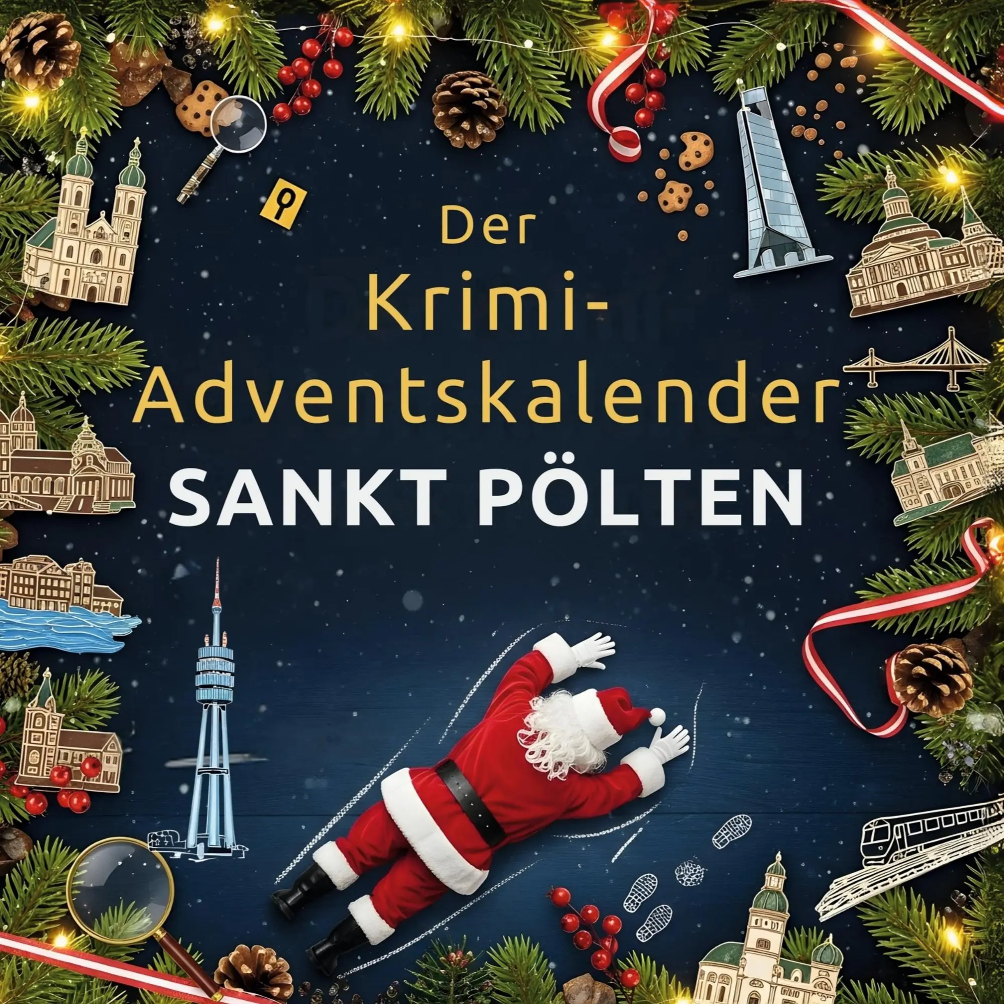 Cover: 9783695305131 | Der Krimi-Adventskalender Sankt Pölten | Mordsverdächtig in 24 Akten