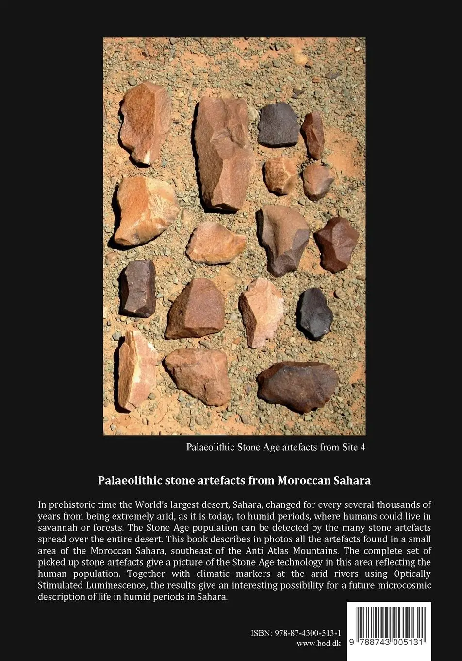 Rückseite: 9788743005131 | Palaeolithic Stone Artefacts from Moroccan Sahara | Lindelof (u. a.)