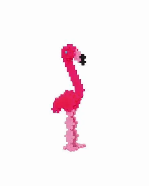Bild: 5710409105231 | 100 Kreativ Bausteine Flamingo | 9604242 | 2021 | PLUS PLUS
