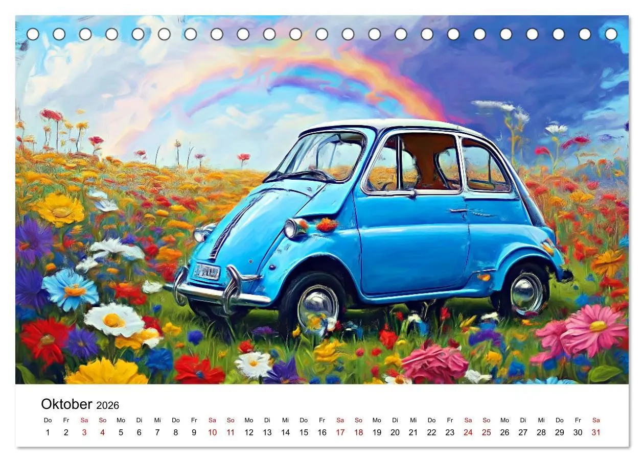 Bild: 9783457485231 | Surreale Autofreuden (Tischkalender 2026 DIN A5 quer), CALVENDO...