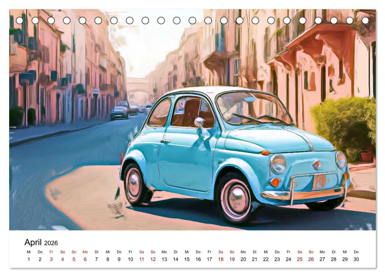 Bild: 9783457485231 | Surreale Autofreuden (Tischkalender 2026 DIN A5 quer), CALVENDO...