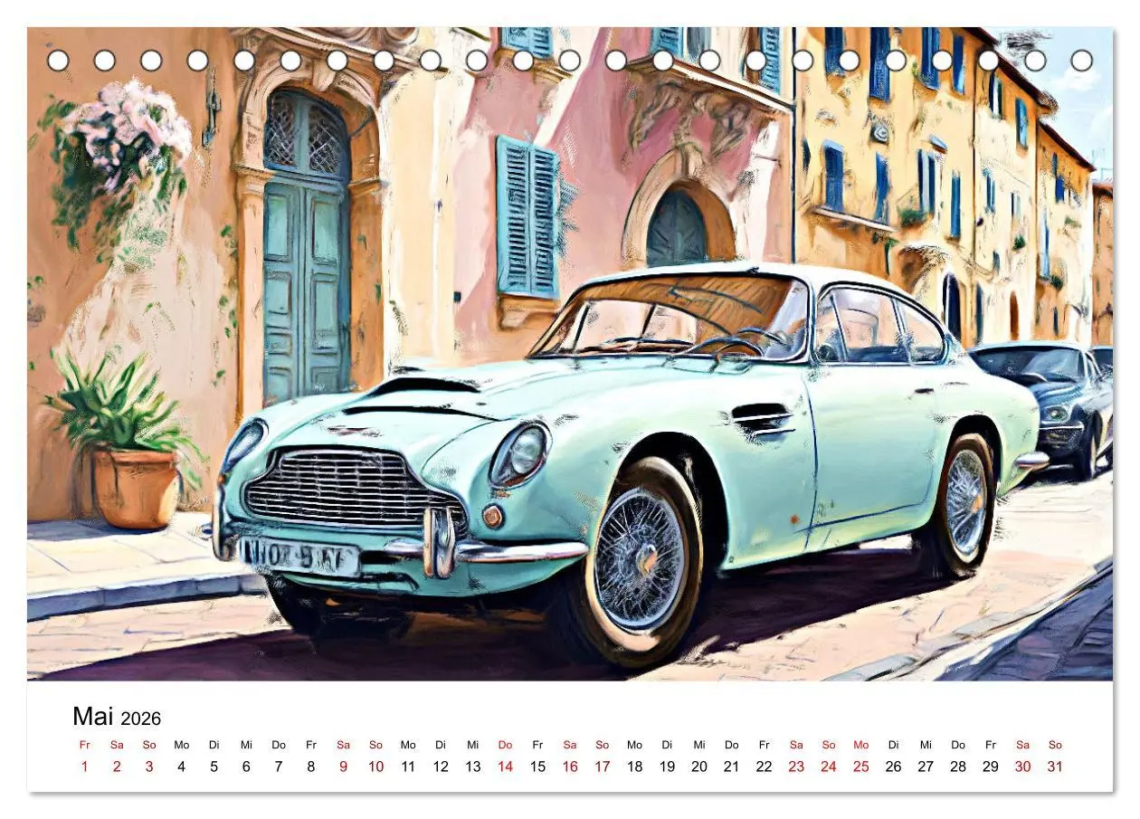 Bild: 9783457485231 | Surreale Autofreuden (Tischkalender 2026 DIN A5 quer), CALVENDO...