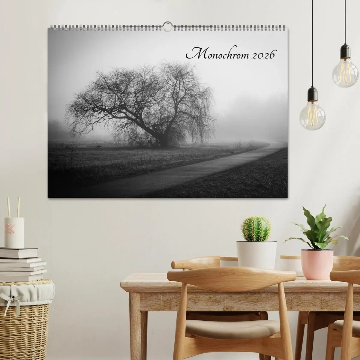 Bild: 9783516025231 | Monochrom 2026 (Wandkalender 2026 DIN A2 quer), CALVENDO...