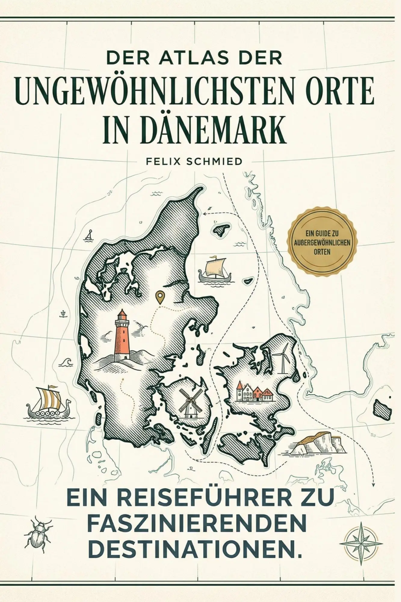 Cover: 9783695395231 | Der Atlas der ungewöhnlichsten Orte in Dänemark | Felix Schmied | Buch
