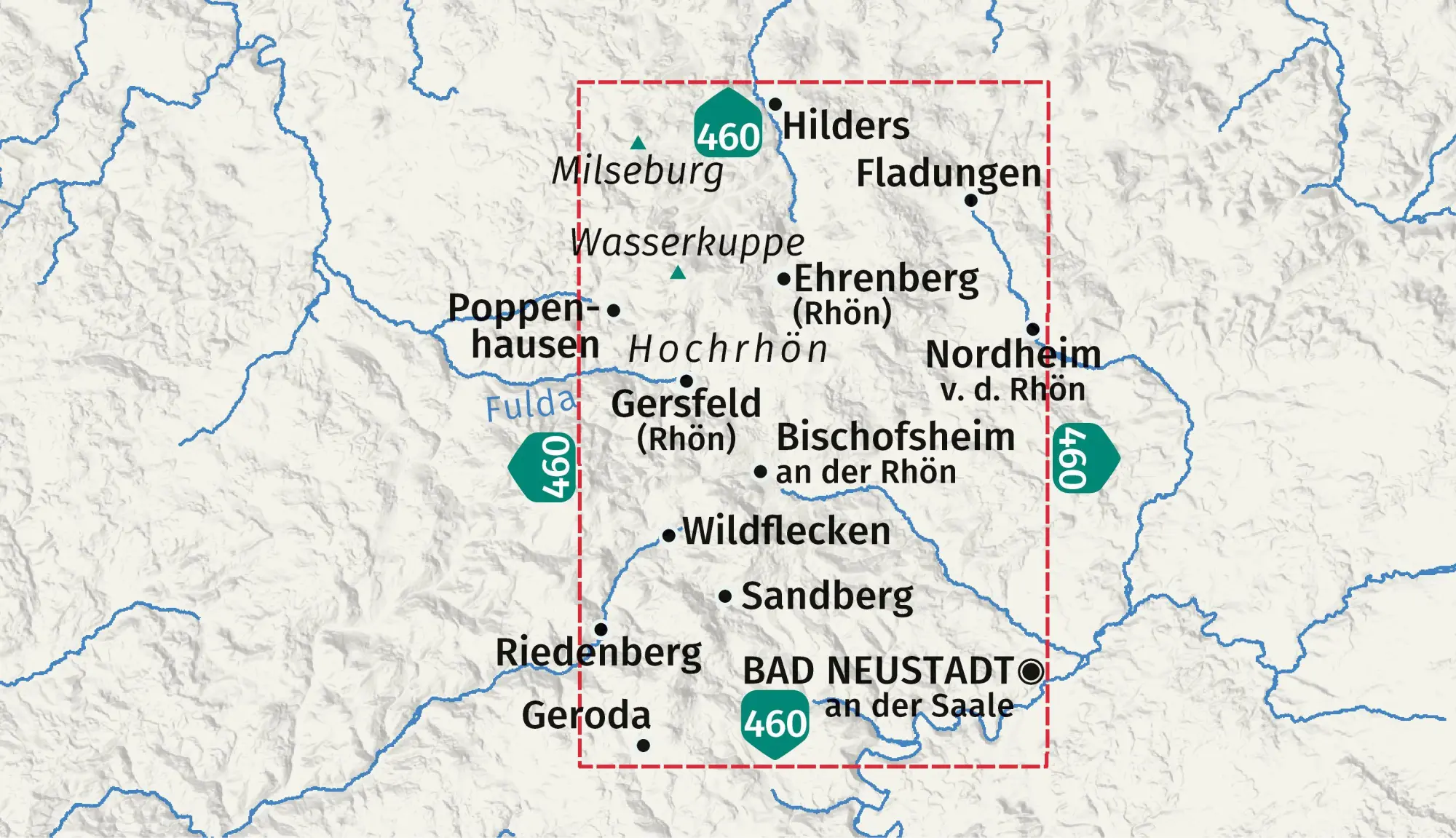 Bild: 9783991545231 | KOMPASS Wanderkarte 462 Die Hochrhön 1:25.000 | (Land-)Karte | Deutsch