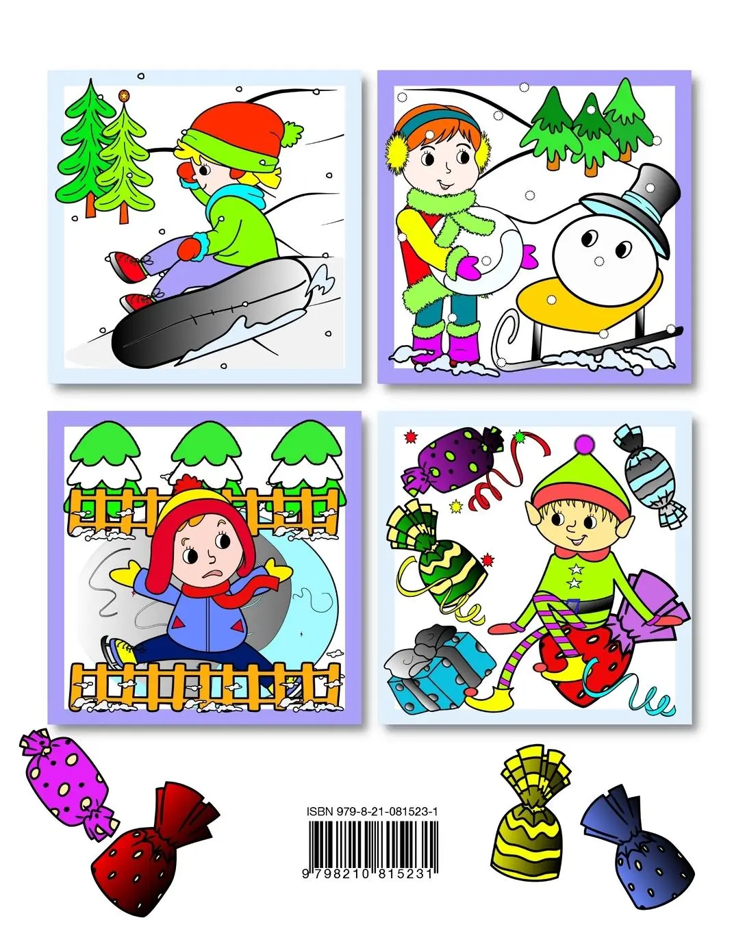 Rückseite: 9798210815231 | Magische Winter Kleurboek | Maryan Ben Kim | Taschenbuch | 2023
