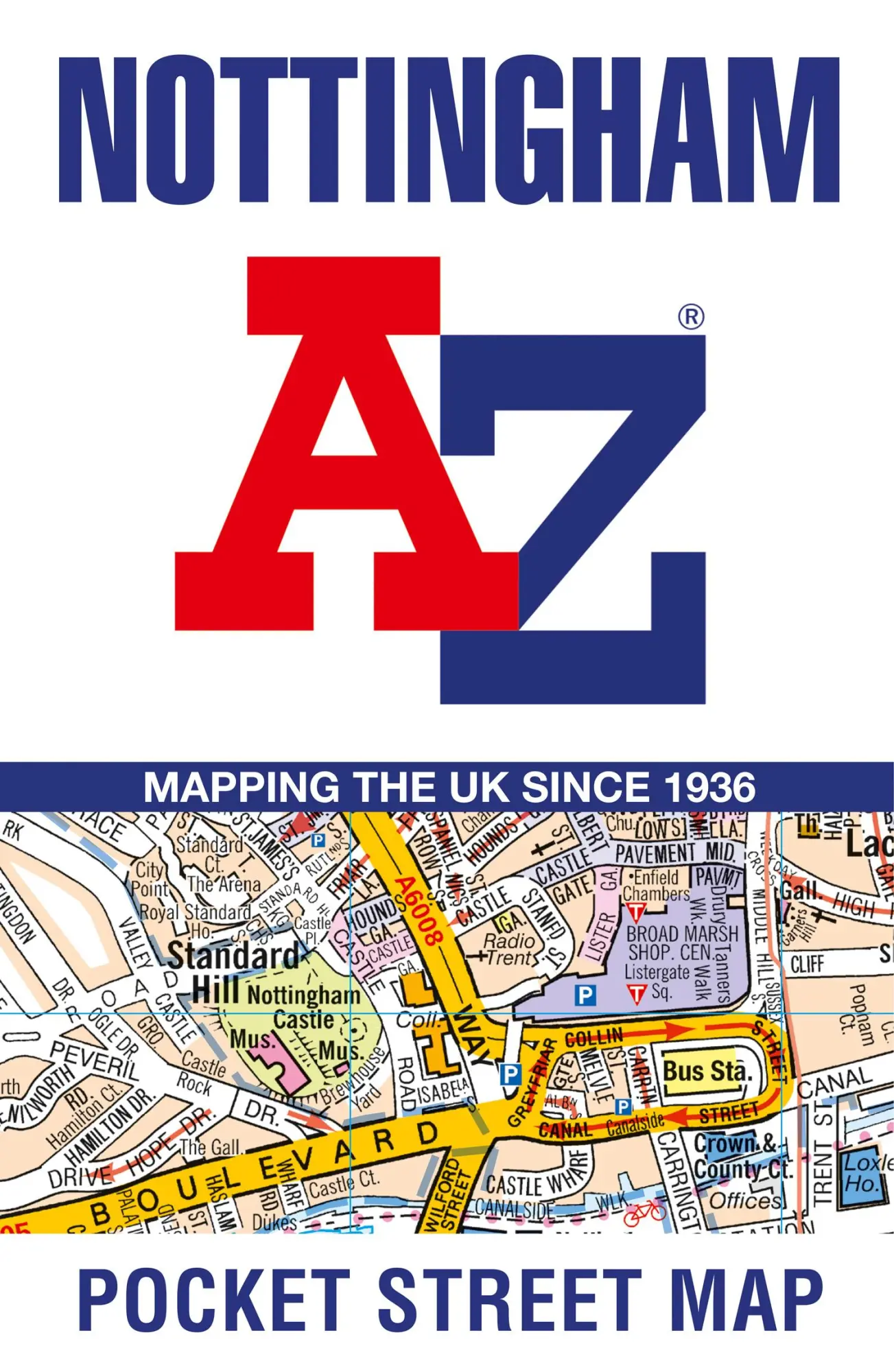 Cover: 9780008445331 | Nottingham Pocket Street Map | A-Z Maps | Buch | Karte/Landkarte
