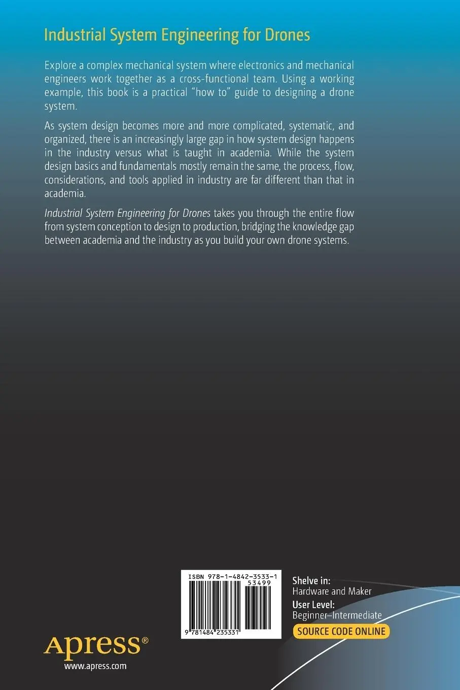 Rückseite: 9781484235331 | Industrial System Engineering for Drones | Neeraj Kumar Singh (u. a.)