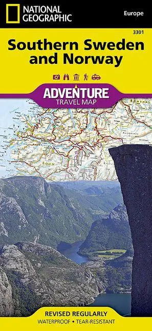 Cover: 9781566955331 | Southern Sweden and Norway Map | National Geographic Maps | Englisch