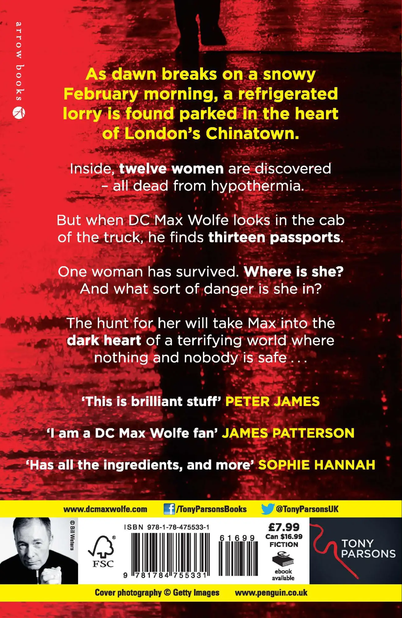 Rückseite: 9781784755331 | Die Last | (DC Max Wolfe) | Tony Parsons | Taschenbuch | Englisch