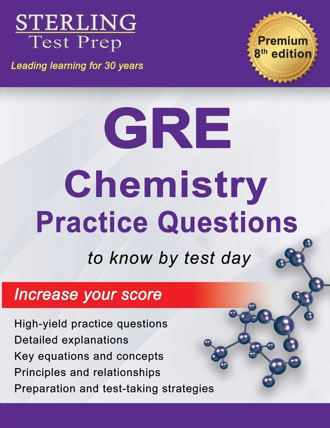 Cover: 9781954725331 | Sterling Test Prep GRE Chemistry Practice Questions | Prep | Buch