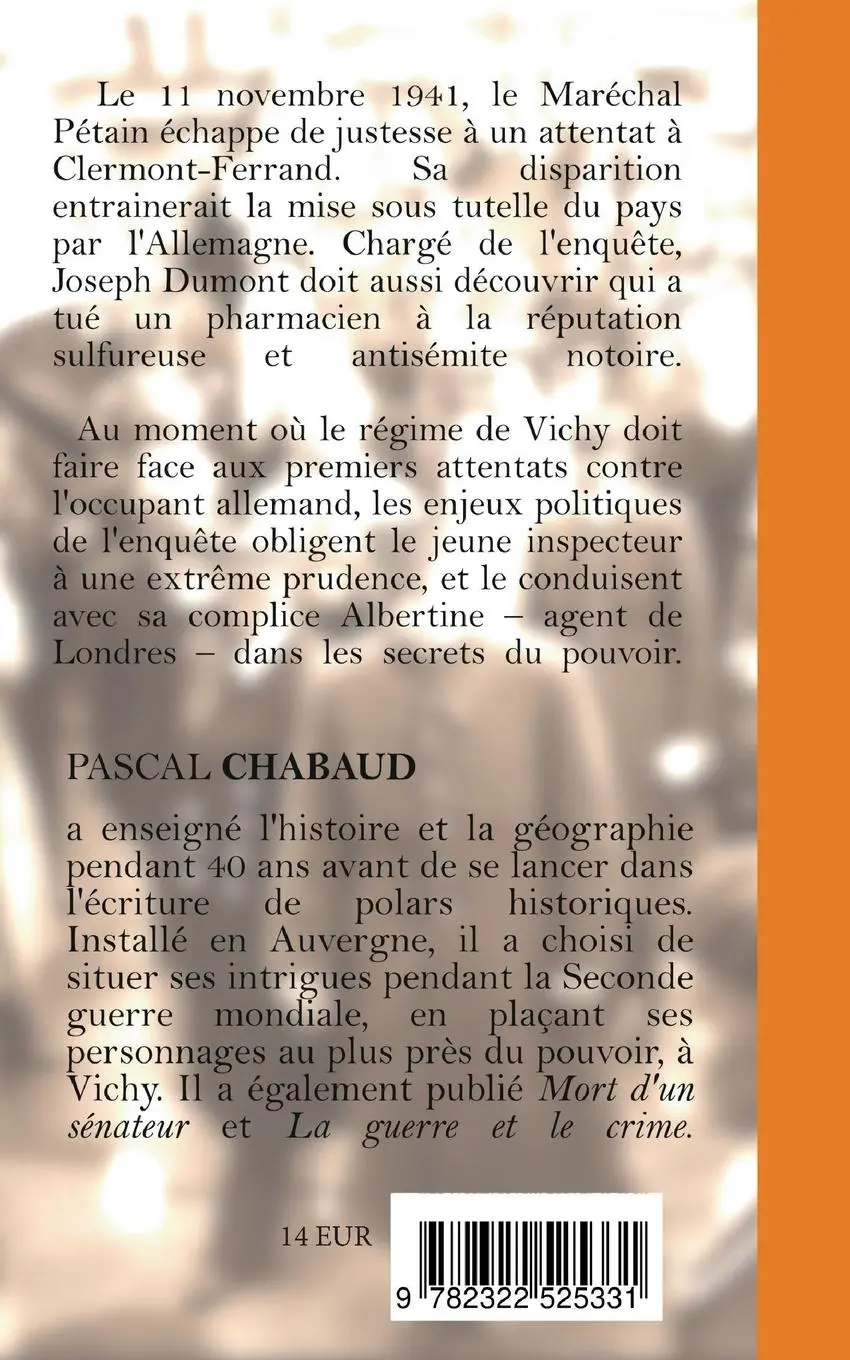Rückseite: 9782322525331 | Tuer Pétain | Pascal Chabaud | Taschenbuch | Paperback | Französisch