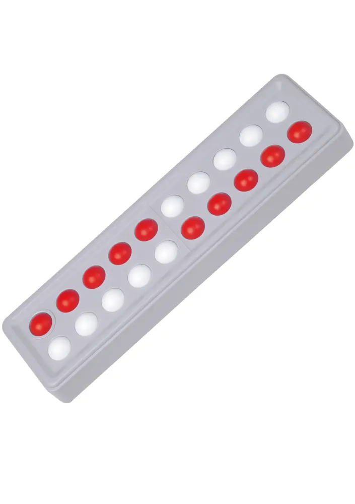 Cover: 9783039765331 | SCHUBI Abaco 20 | Modell B 5/5 Kugeln versetzt (rot/weiss) | Wentzke