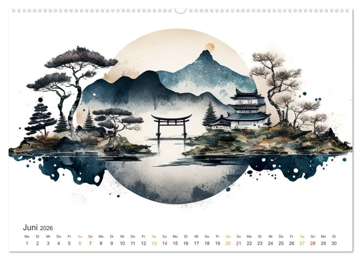 Bild: 9783457305331 | Japan - Aquarell Kunst und Tradition (hochwertiger Premium...