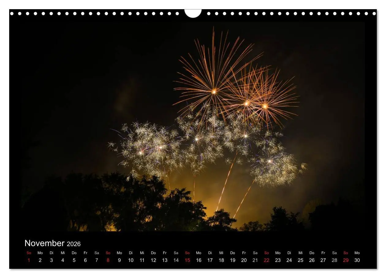 Bild: 9783516185331 | Feuerwerks - Impressionen (Wandkalender 2026 DIN A3 quer), CALVENDO...