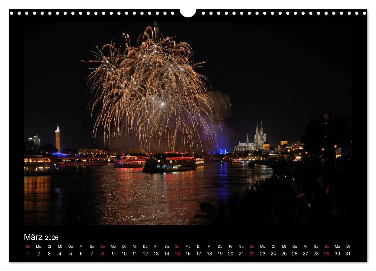 Bild: 9783516185331 | Feuerwerks - Impressionen (Wandkalender 2026 DIN A3 quer), CALVENDO...