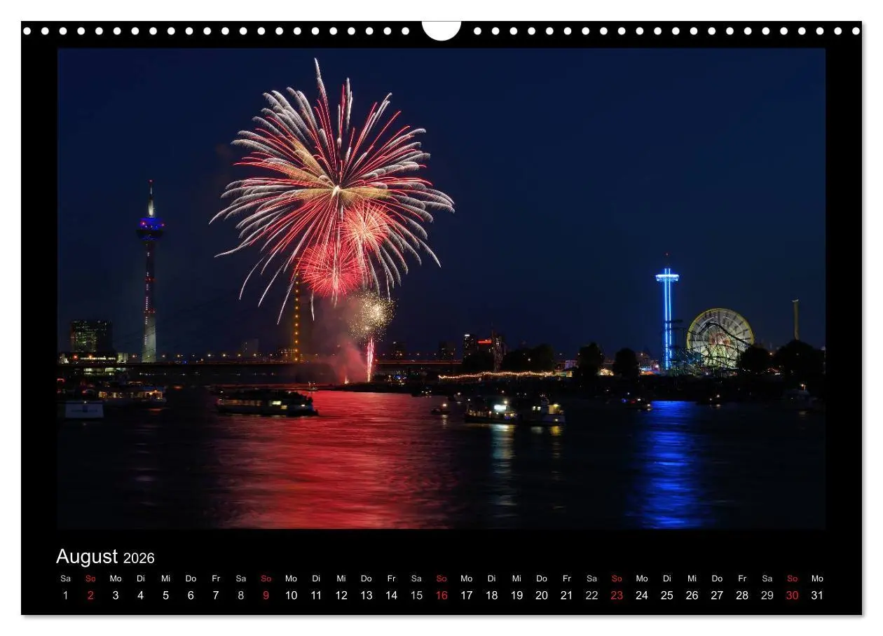Bild: 9783516185331 | Feuerwerks - Impressionen (Wandkalender 2026 DIN A3 quer), CALVENDO...