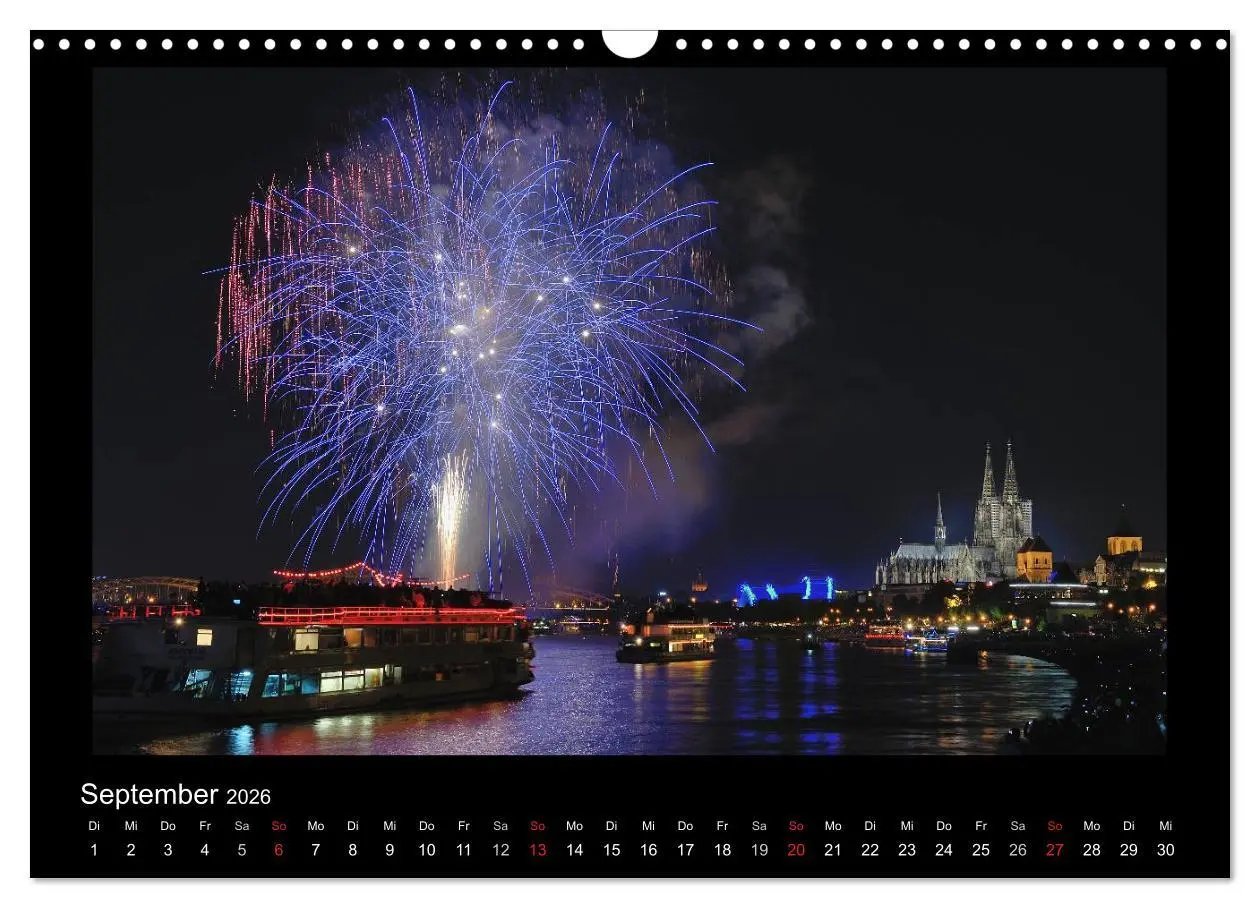 Bild: 9783516185331 | Feuerwerks - Impressionen (Wandkalender 2026 DIN A3 quer), CALVENDO...