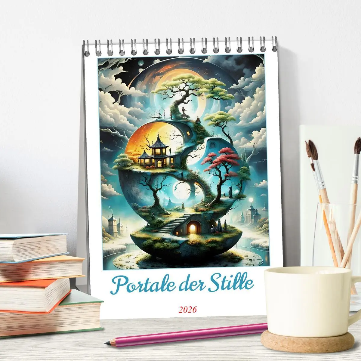 Bild: 9783516255331 | Portale der Stille (Tischkalender 2026 DIN A5 hoch), CALVENDO...