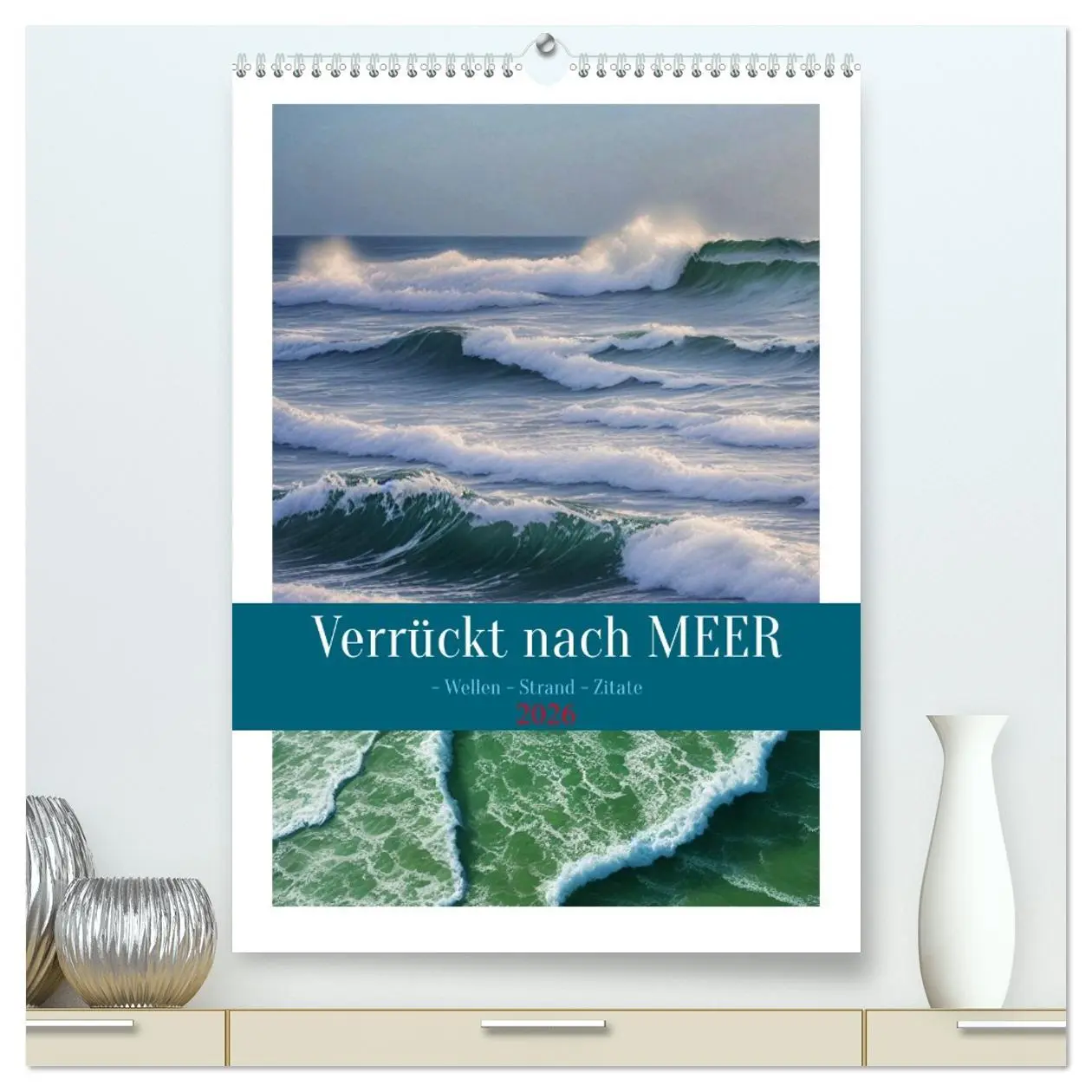 Cover: 9783516325331 | Verrückt nach MEER - Wellen - Strand - Zitate (hochwertiger Premium...