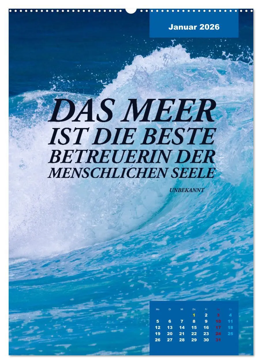 Bild: 9783516325331 | Verrückt nach MEER - Wellen - Strand - Zitate (hochwertiger Premium...