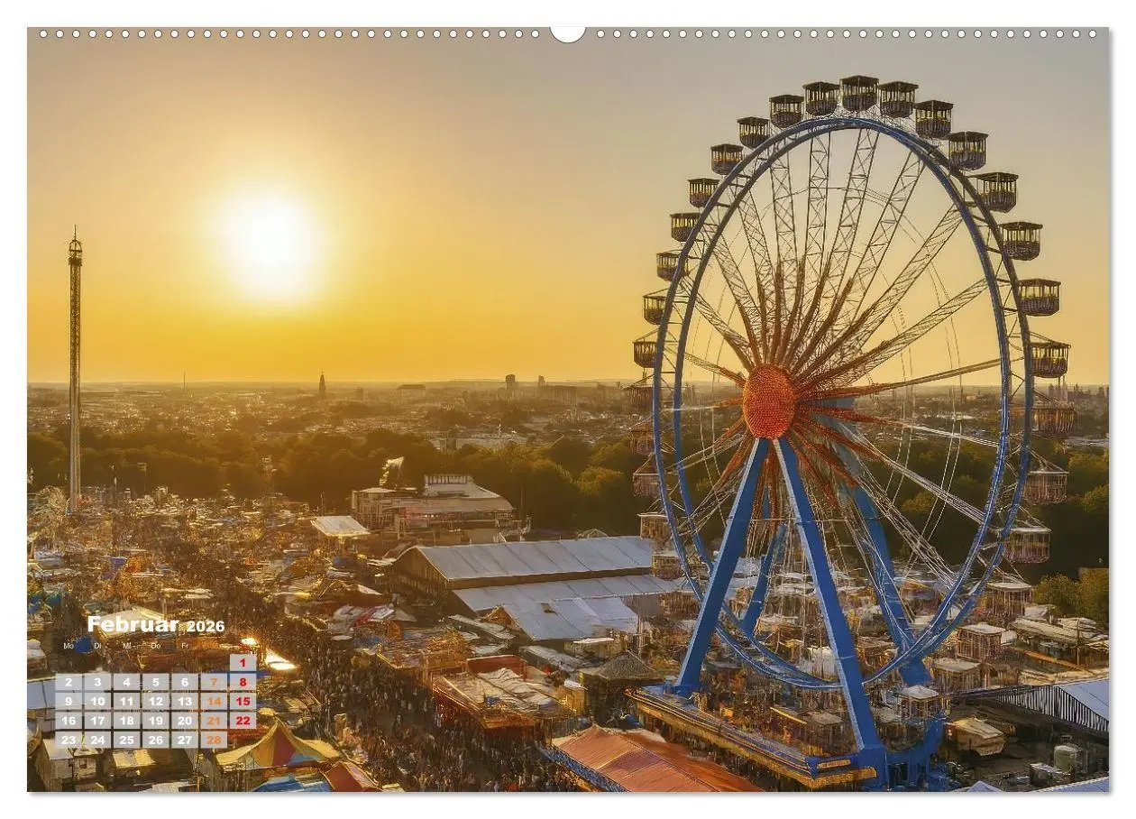 Bild: 9783516705331 | Riesenräder und Kirmes (hochwertiger Premium Wandkalender 2026 DIN...