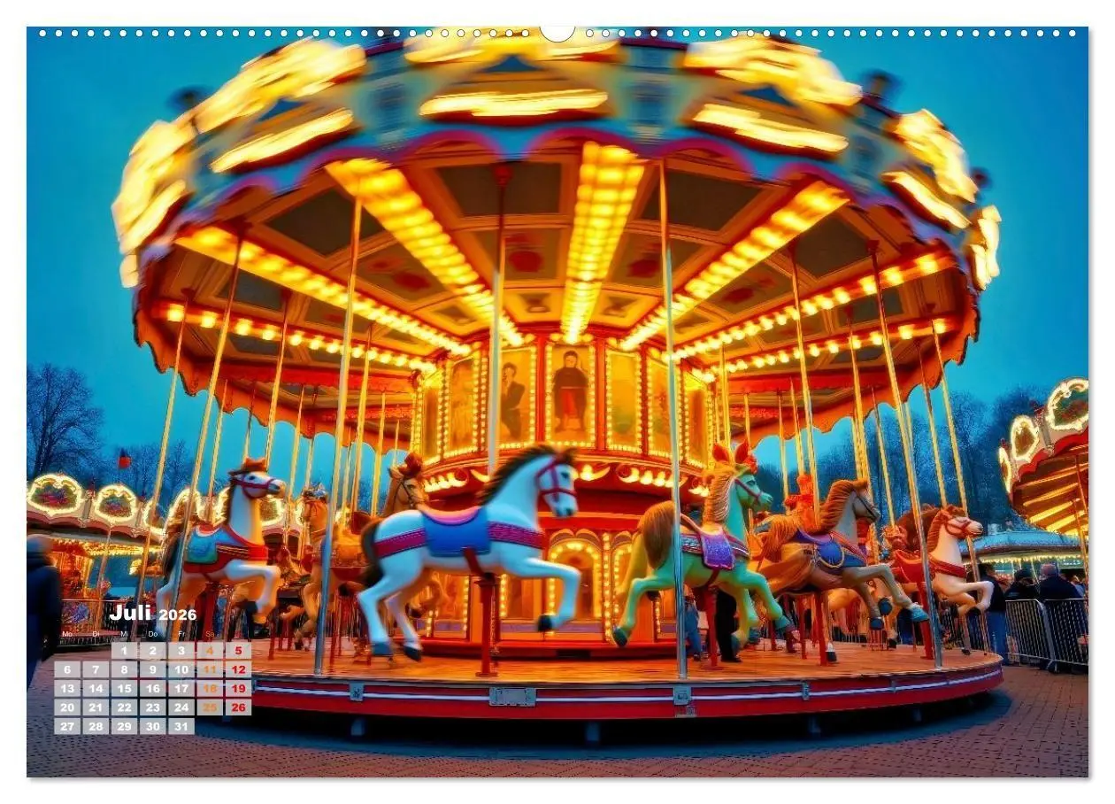 Bild: 9783516705331 | Riesenräder und Kirmes (hochwertiger Premium Wandkalender 2026 DIN...