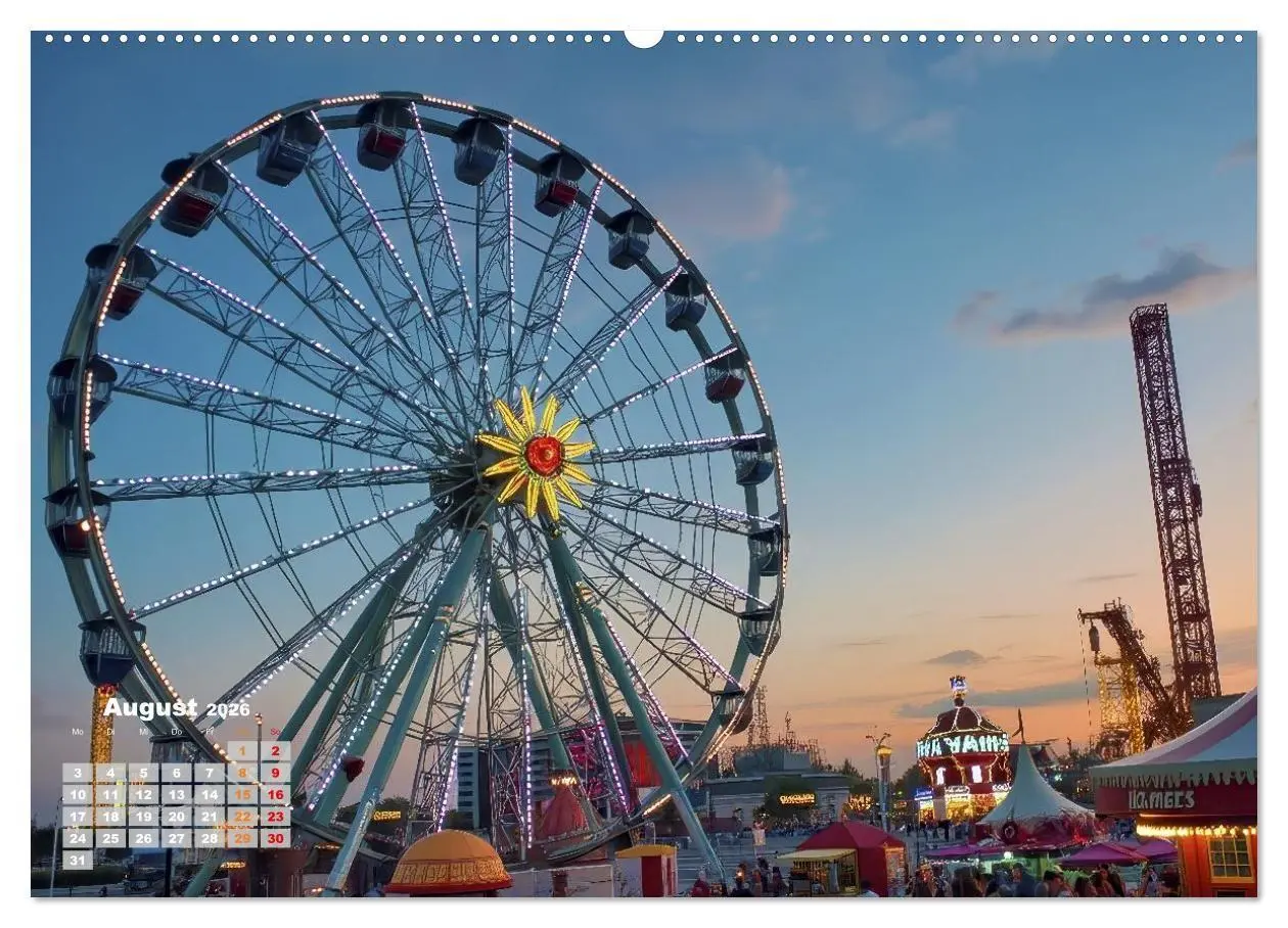 Bild: 9783516705331 | Riesenräder und Kirmes (hochwertiger Premium Wandkalender 2026 DIN...