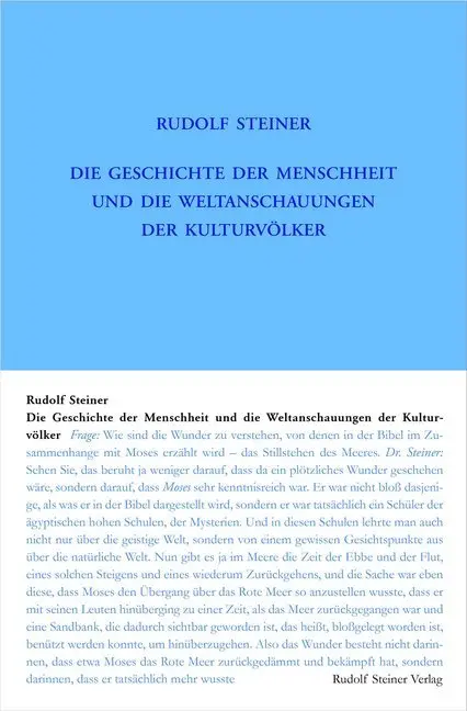 Cover: 9783727435331 | Die Geschichte der Menschheit und die Weltanschauungen der...