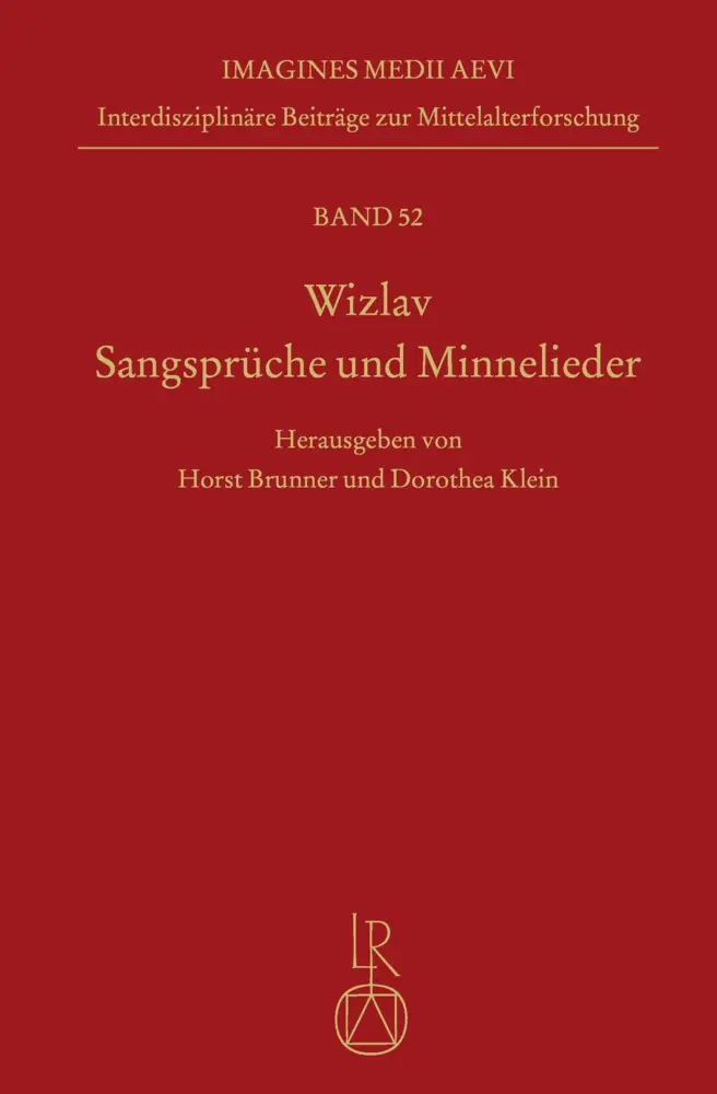 Cover: 9783954905331 | Wizlav. Sangsprüche und Minnelieder | Buch | Deutsch | 2021 | Reichert
