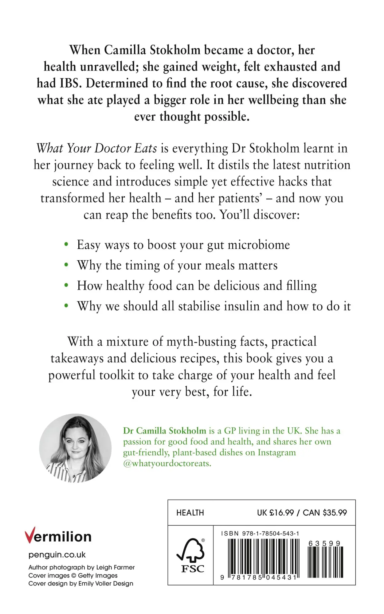 Rückseite: 9781785045431 | What Your Doctor Eats | Camilla Stokholm | Taschenbuch | Englisch
