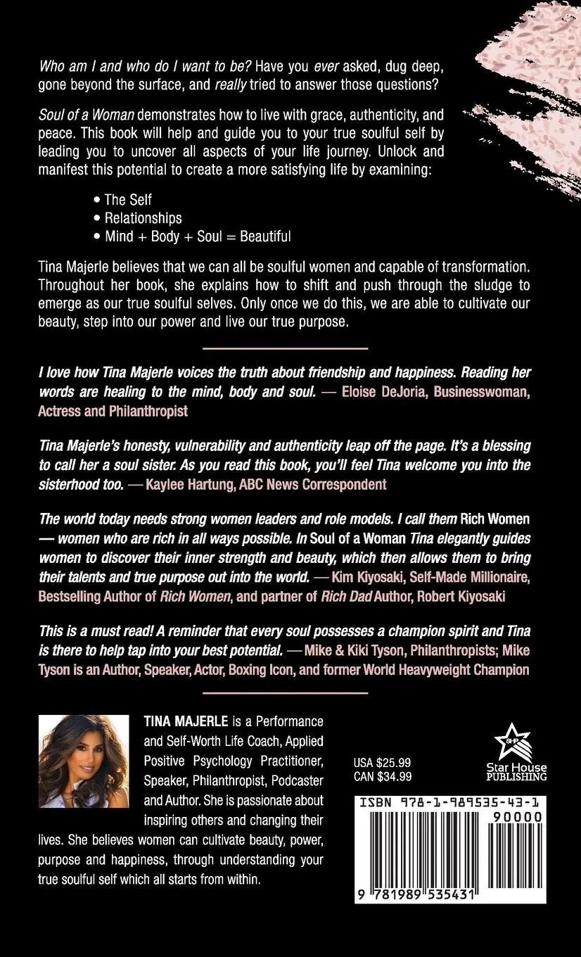 Rückseite: 9781989535431 | SOUL OF A WOMAN | Tina Majerle | Buch | Englisch | 2021