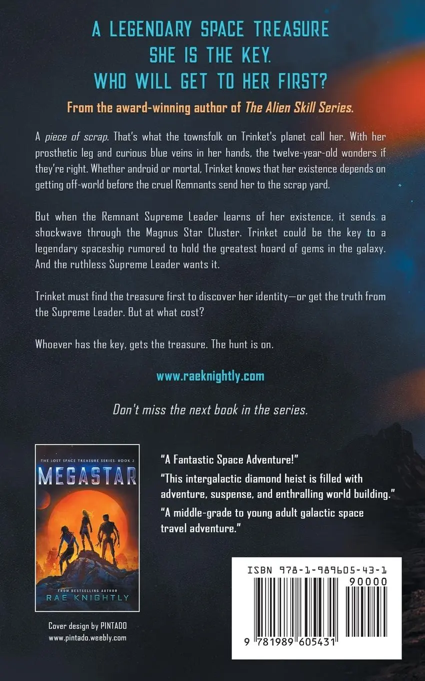 Rückseite: 9781989605431 | Exostar (The Lost Space Treasure, Book 1) | Rae Knightly | Taschenbuch